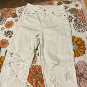 American eagle mom straight jean